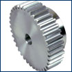 Chiaravalli Straight spur gears with hubs