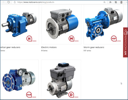 Motovario, producent van motoren en reductoren voor industriële en civiele toepassingen | Partner van MAK Aandrijvingen. Wormwielreductoren - tandwielreductoren - kegelwielreductoren - variatoren.