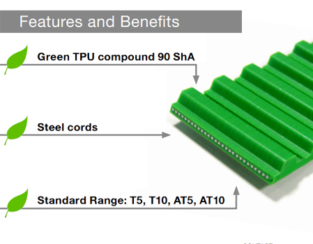 MAK Aandrijvingen, Sterke schakel in de Supply Chain - Megadyne Megalinear Biobased Tandriem | Duurzame toepassing van tandriemen in aandrijfsystemen. Biobased Cord.